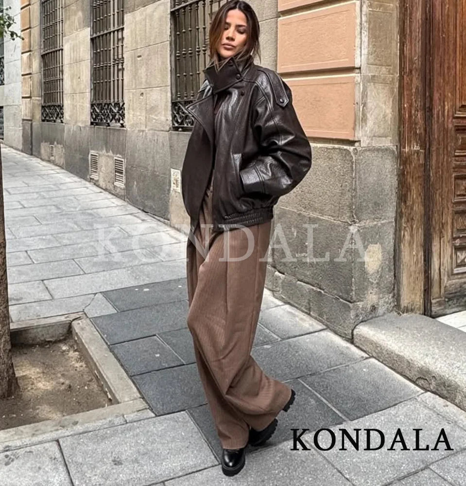 KONDALA Commute High Street Balloon Pants Women